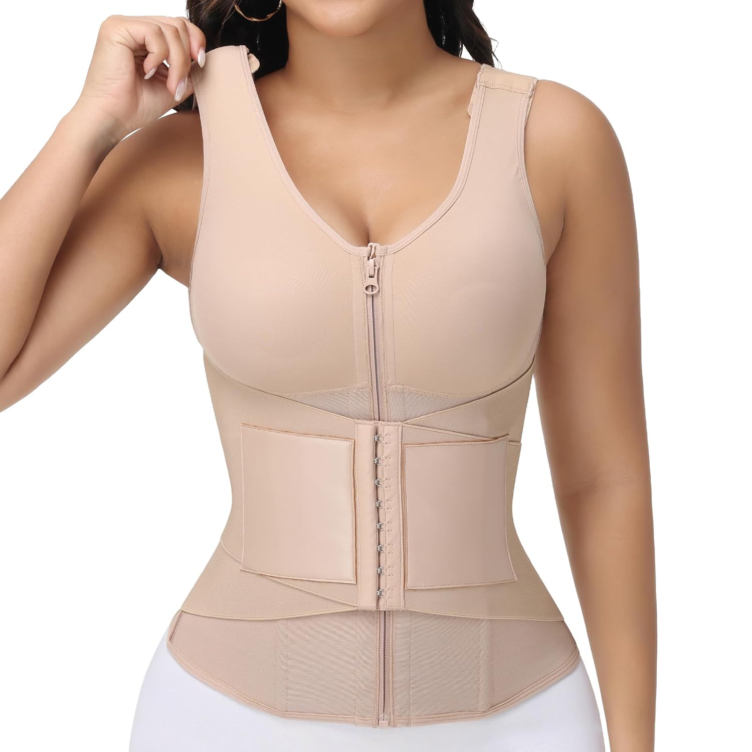 SHAPSHE Waist Trainer Corset with Bra for Women