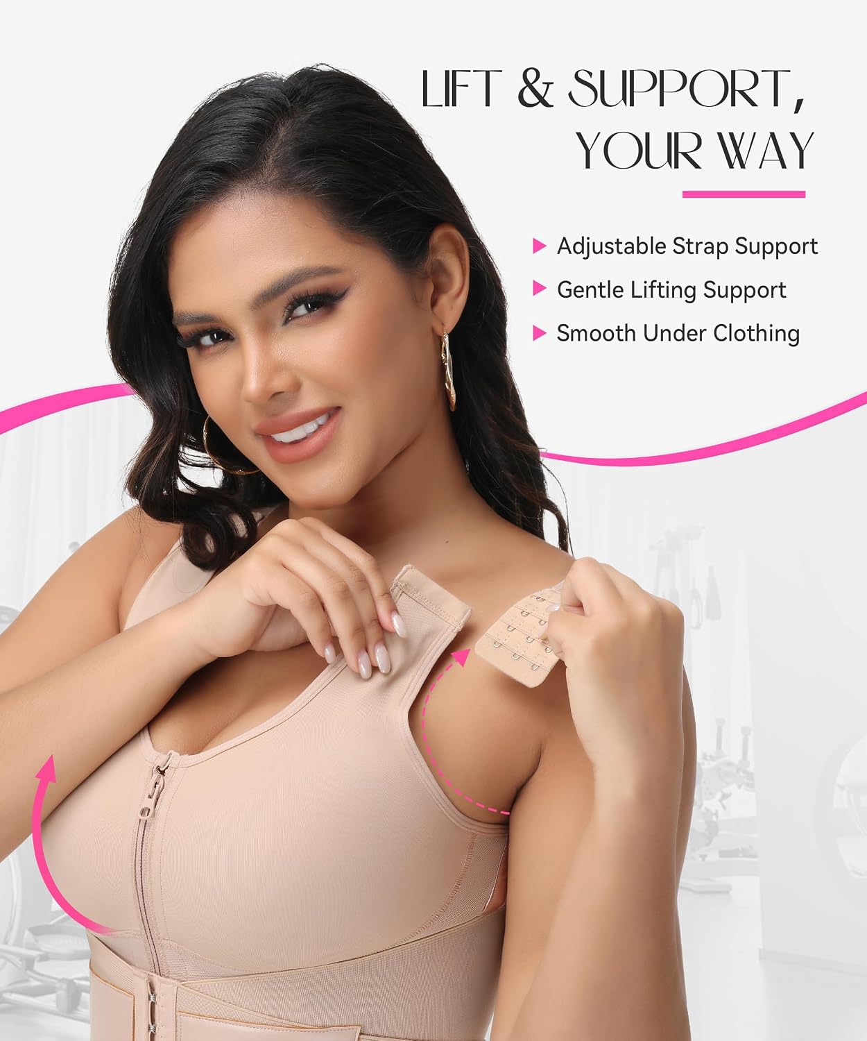 SHAPSHE Waist Trainer Corset with Bra for Women — image 3