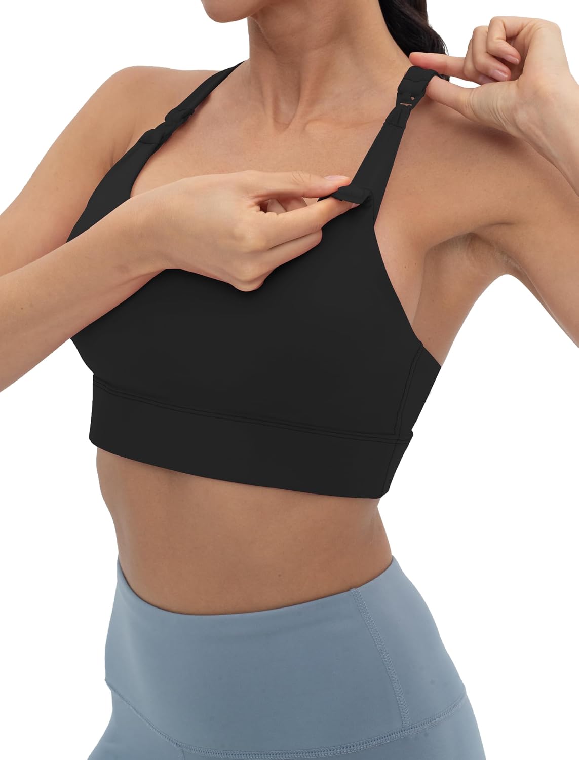 Foucome Racerback Nursing Sports Bra for Women