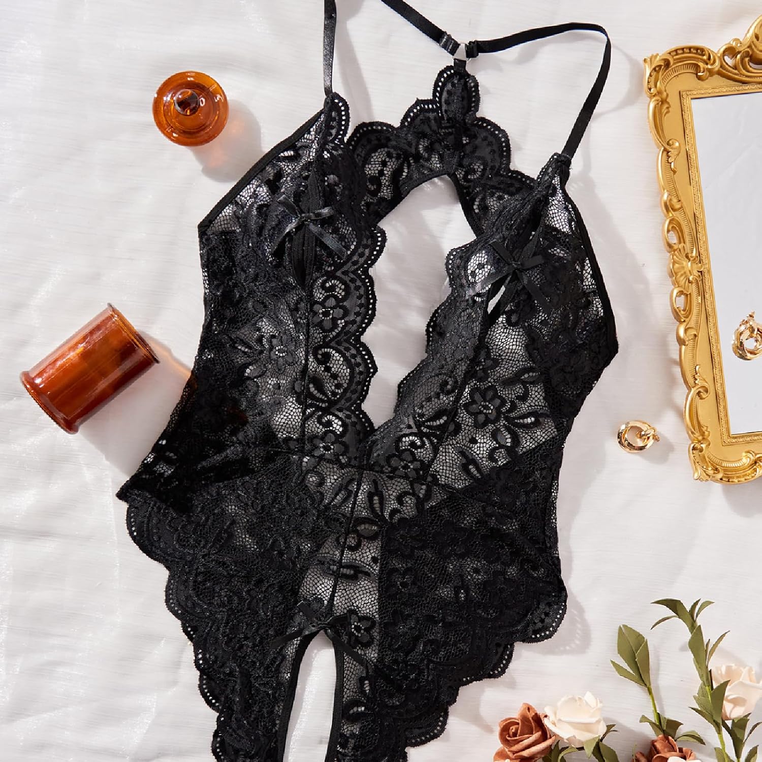 BIGFOX Women's Lace Teddy Bodysuit — image 5