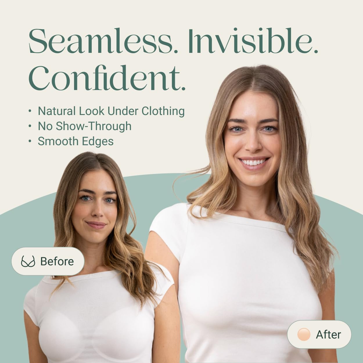 Miola Reusable Silicone Nipple Covers for Women — image 2