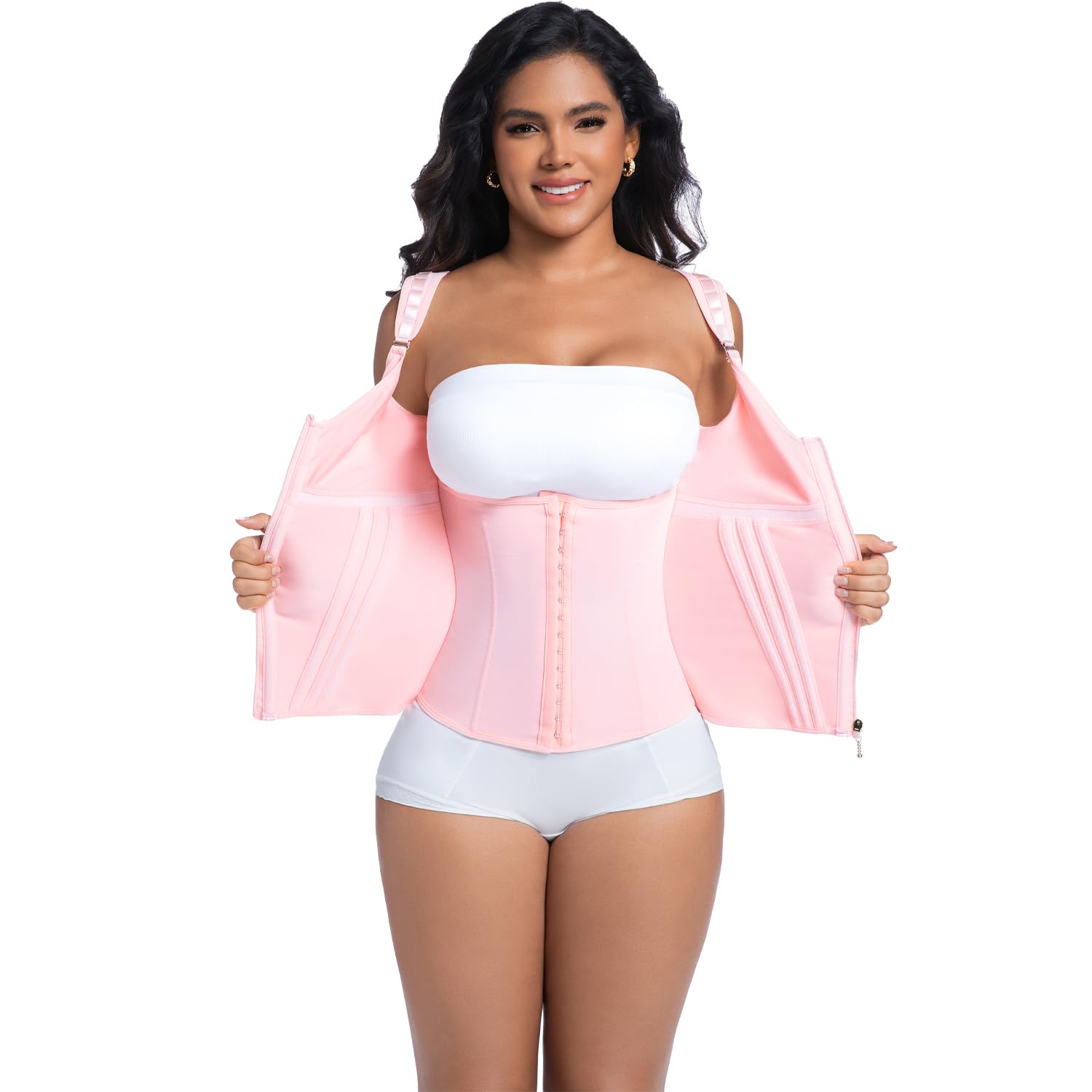 Tummy Control Waist Trainer with Bra — image 2