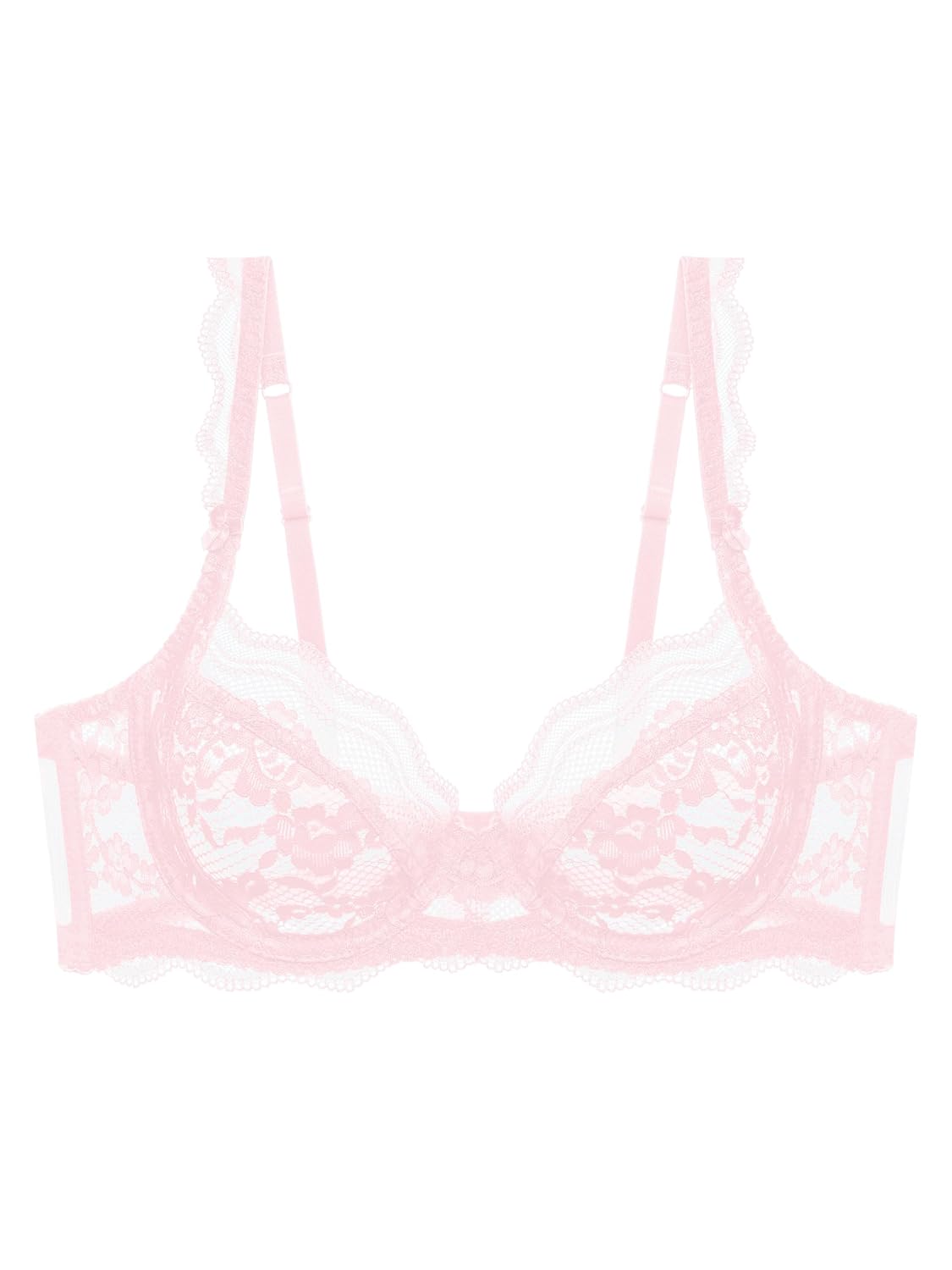 zossav Women's Floral Lace Plunge Balconette Bra — image 7
