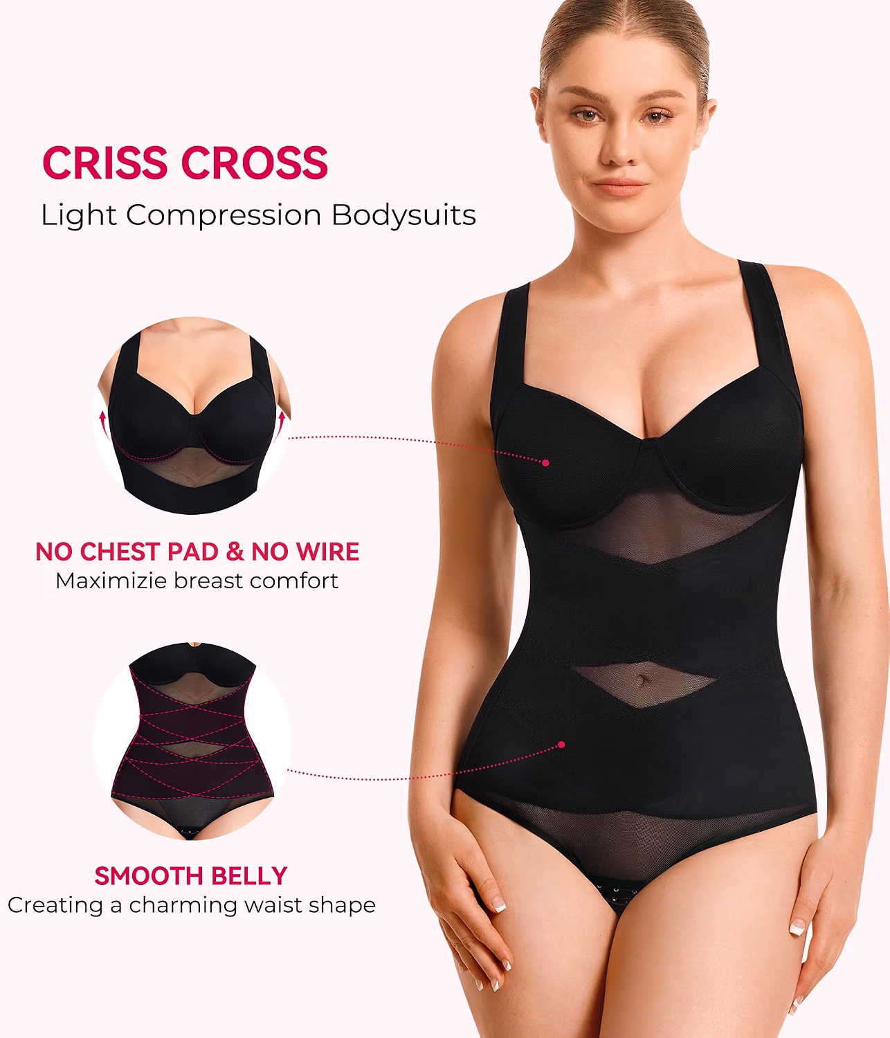 Gotoly Tummy Control Bodysuit Shapewear — image 4