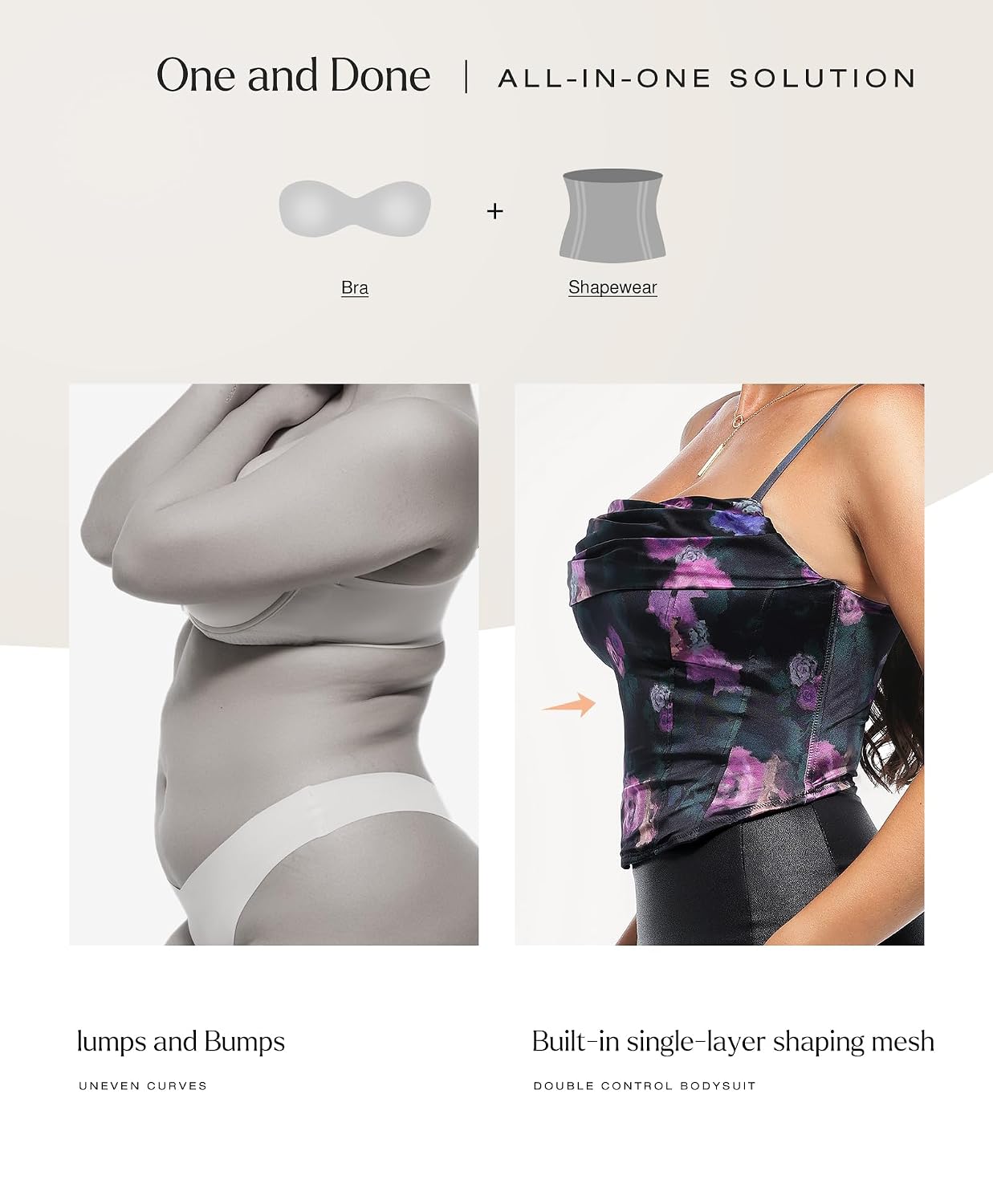 Popilush Corset Top with Built-in Bra — image 2
