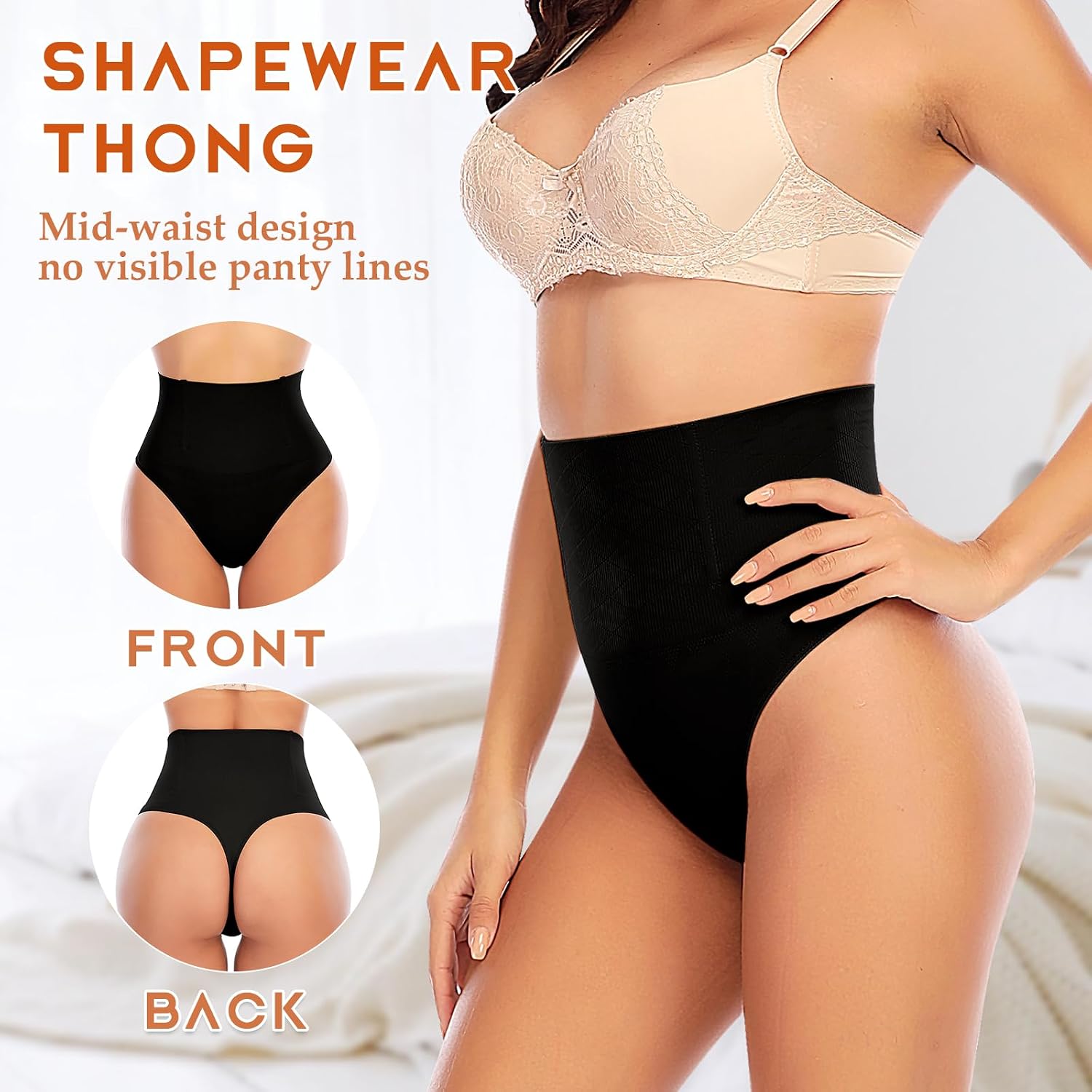 Werena High Waist Tummy Control Thong Shapewear — image 3