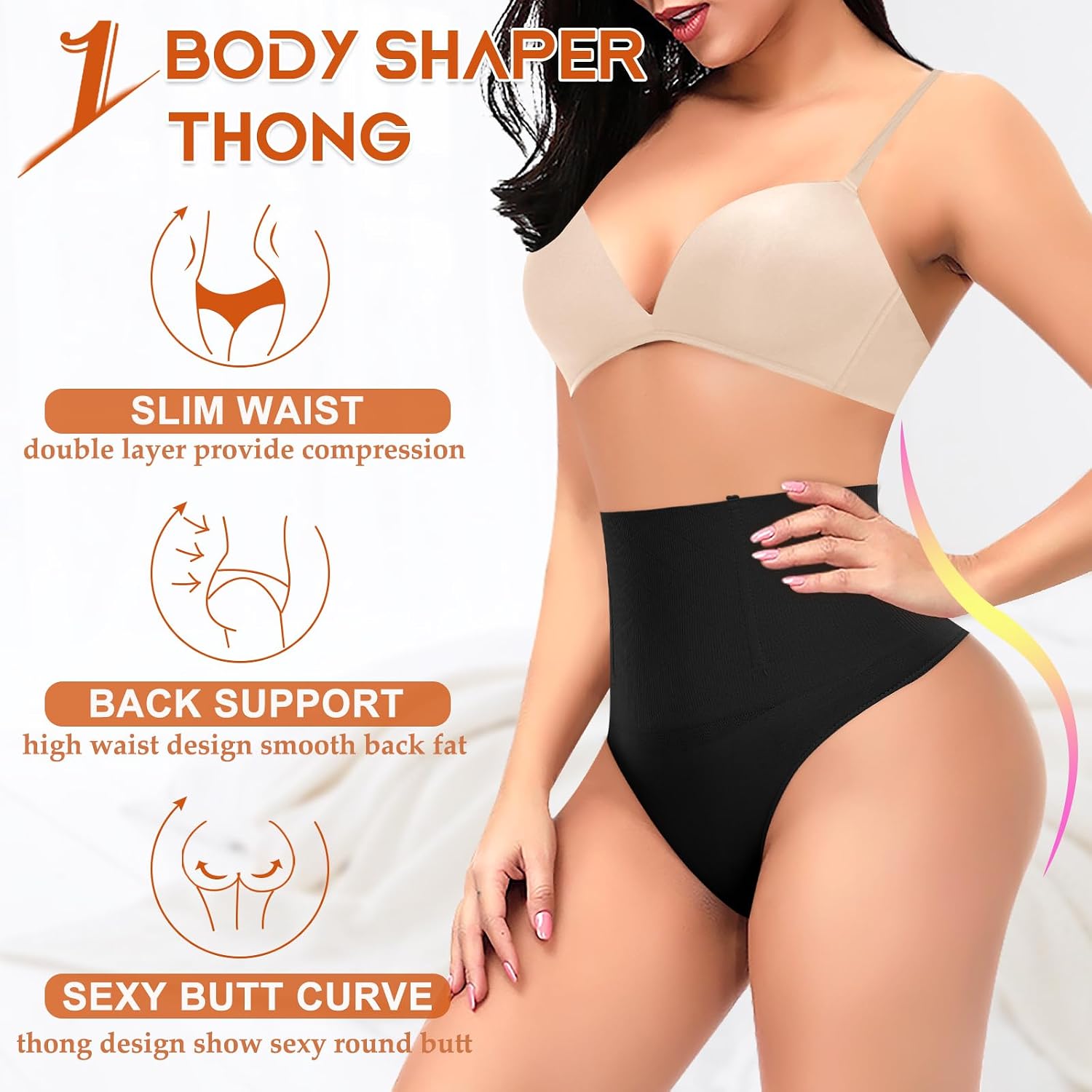 Werena High Waist Tummy Control Thong Shapewear — image 4