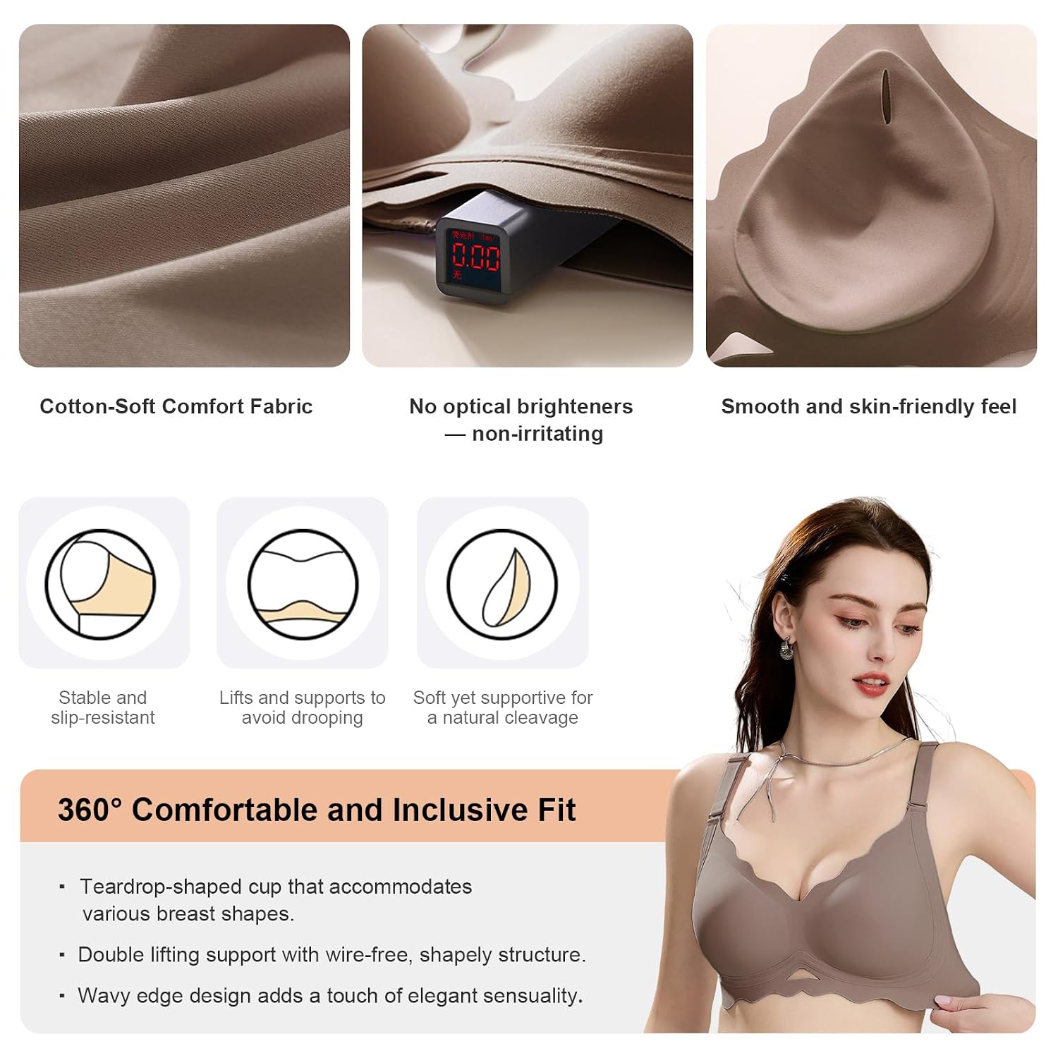 AurlyaForm Seamless Mastectomy Bra for Prosthesis — image 4