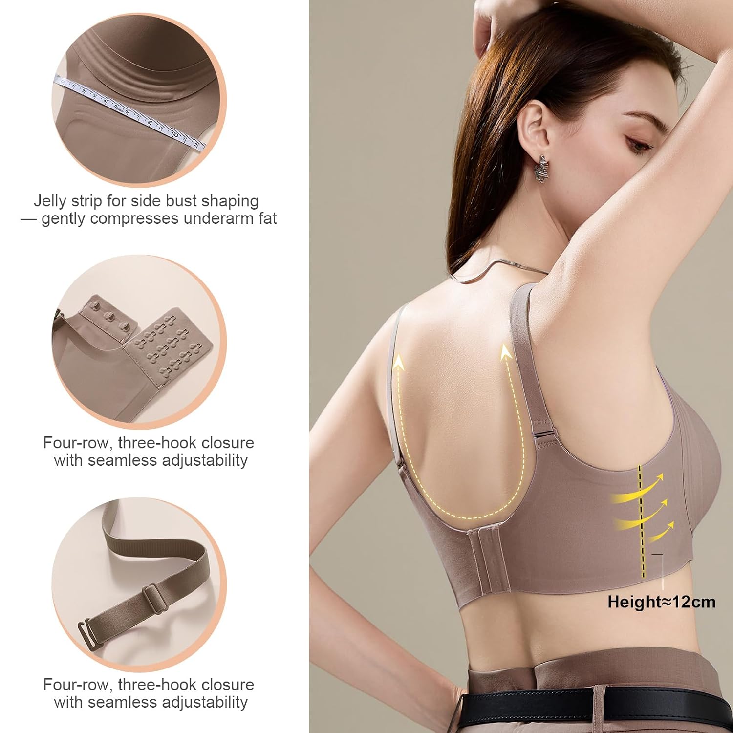 AurlyaForm Seamless Mastectomy Bra for Prosthesis — image 6