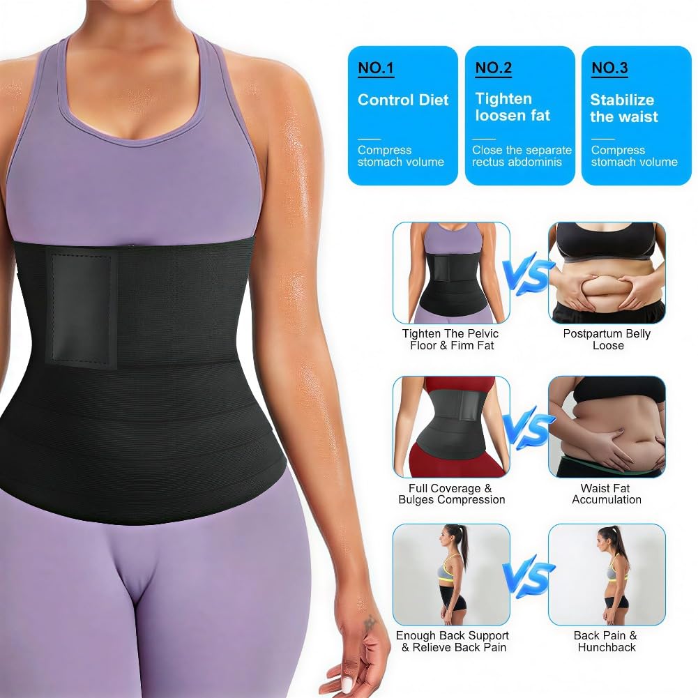 AMZBOSS Waist Trainer Sweat Band for Women — image 2