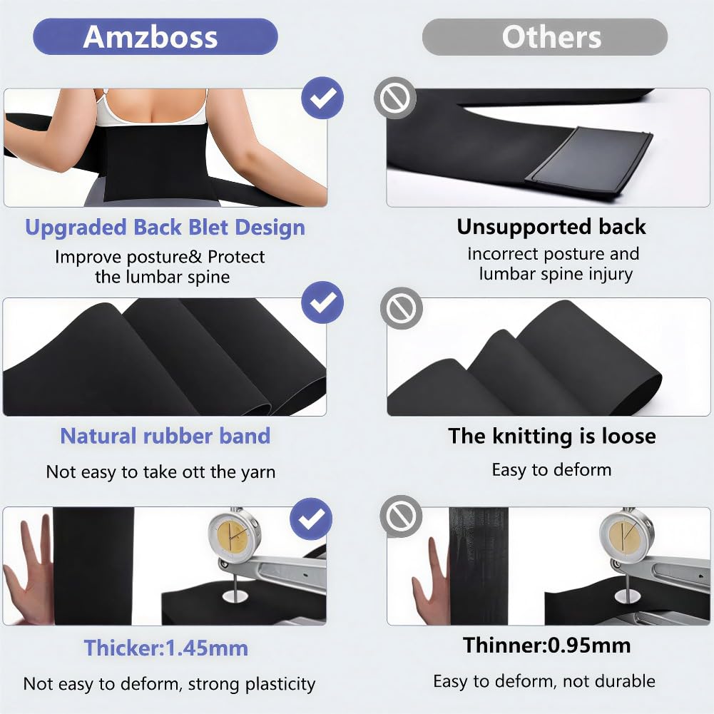 AMZBOSS Waist Trainer Sweat Band for Women — image 3