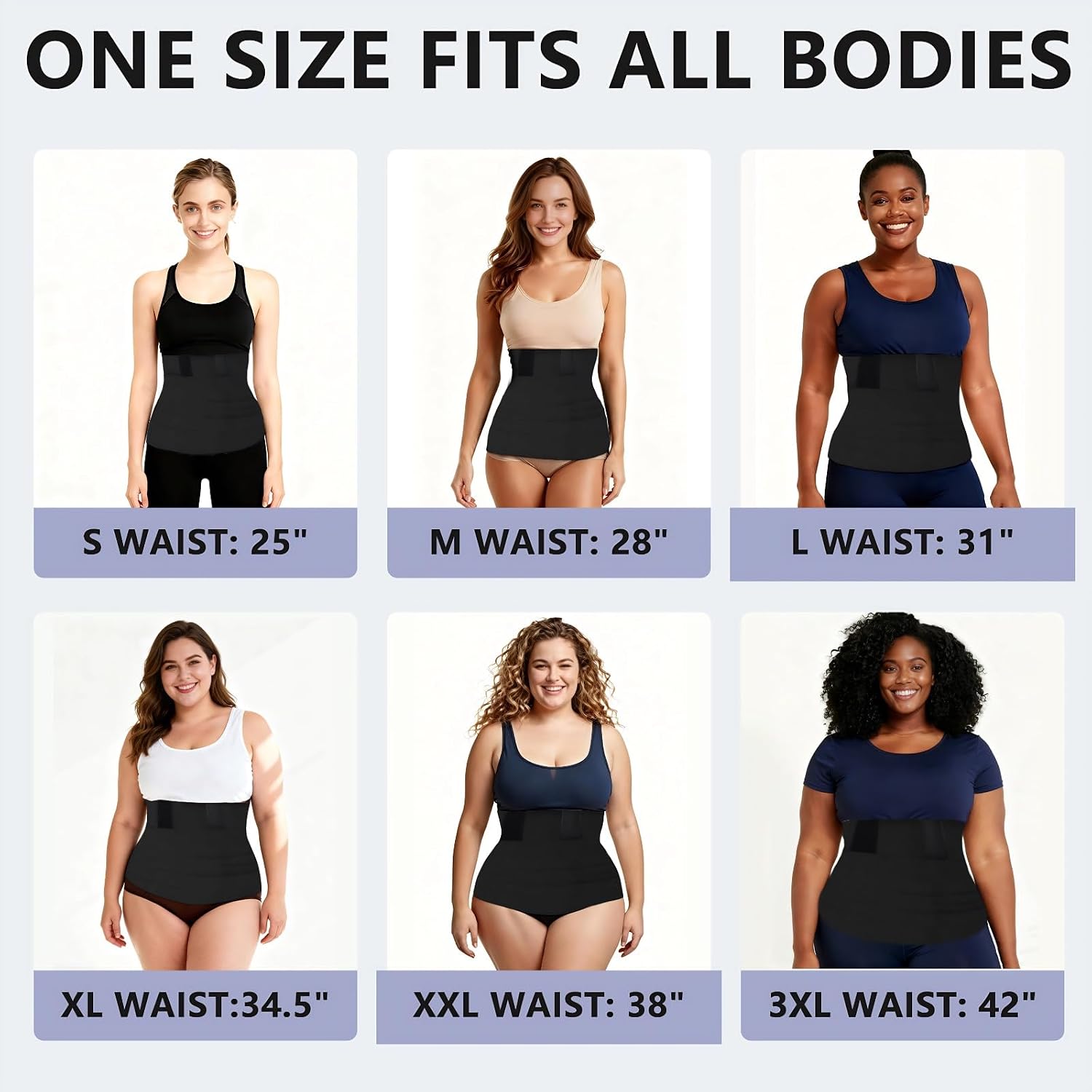 AMZBOSS Waist Trainer Sweat Band for Women — image 8