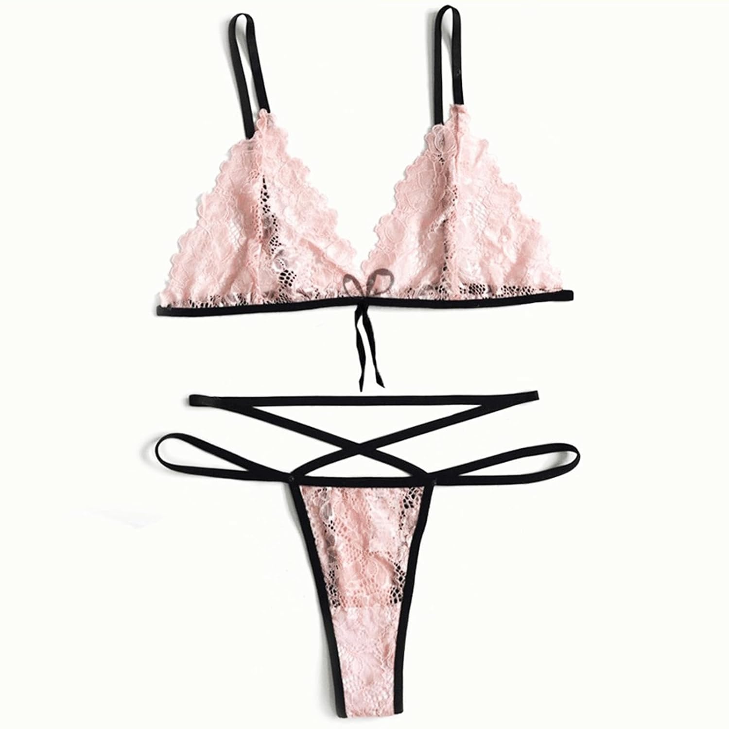 CZRHGG Floral Lace Lingerie Set for Women — image 6