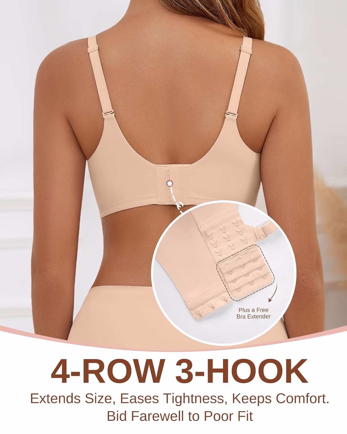 CINOON Wireless Seamless Full Coverage Bralette — image 4