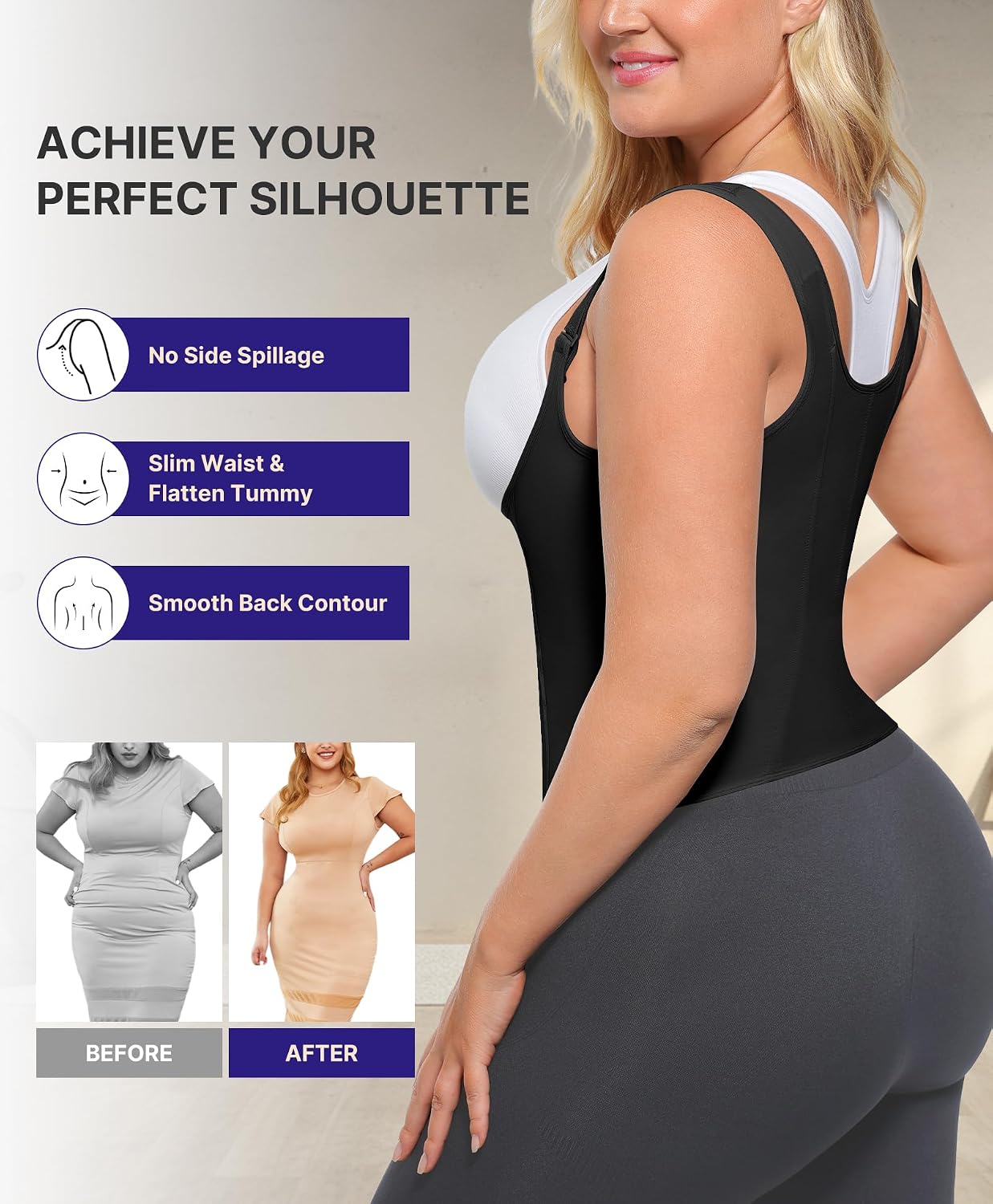 SHAPELLX Waist Trainer Corset Shapewear — image 2