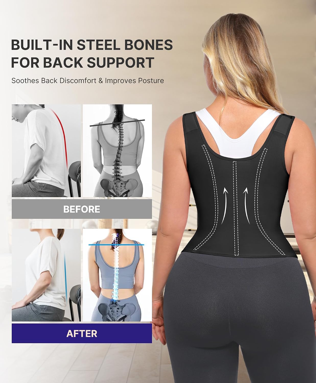 SHAPELLX Waist Trainer Corset Shapewear — image 3