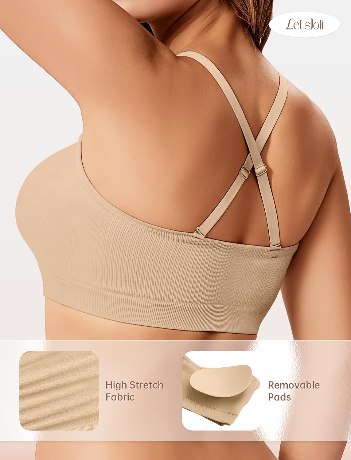 LetsJoli Strapless Push Up Bandeau Bra — image 4