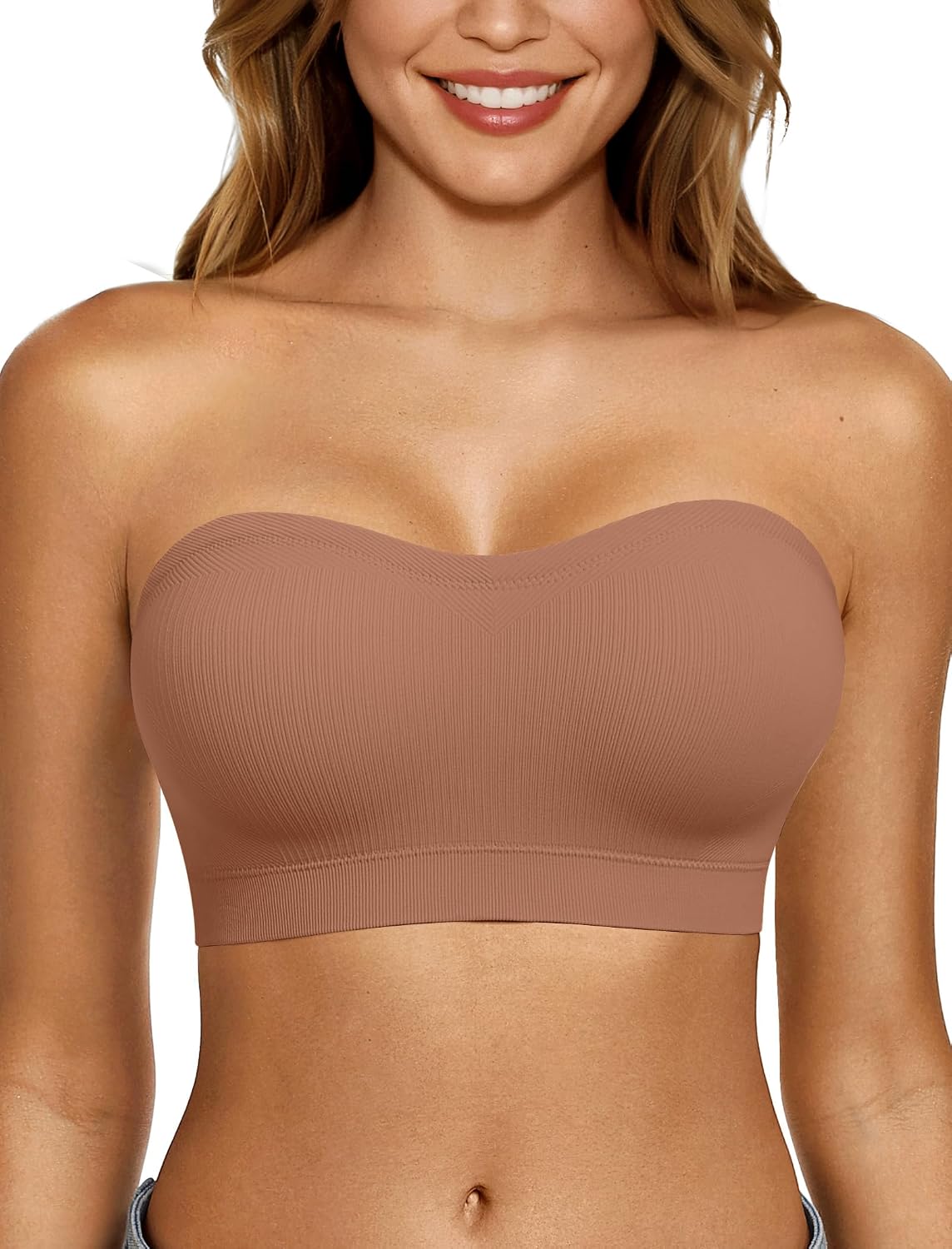 LetsJoli Strapless Wireless Push-Up Bandeau Bra — image 10