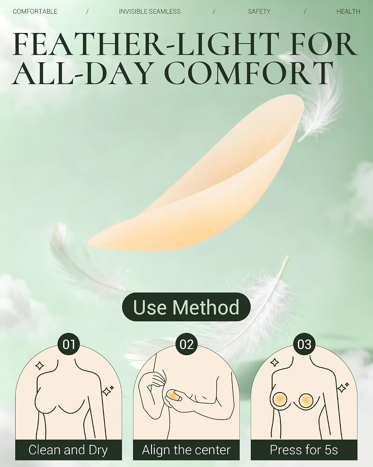 Buthaor Silicone Nipple Covers Reusable Pasties — image 3
