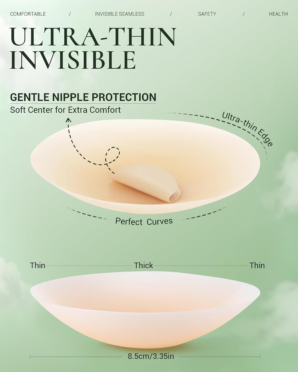 Buthaor Silicone Nipple Covers Reusable Pasties — image 4