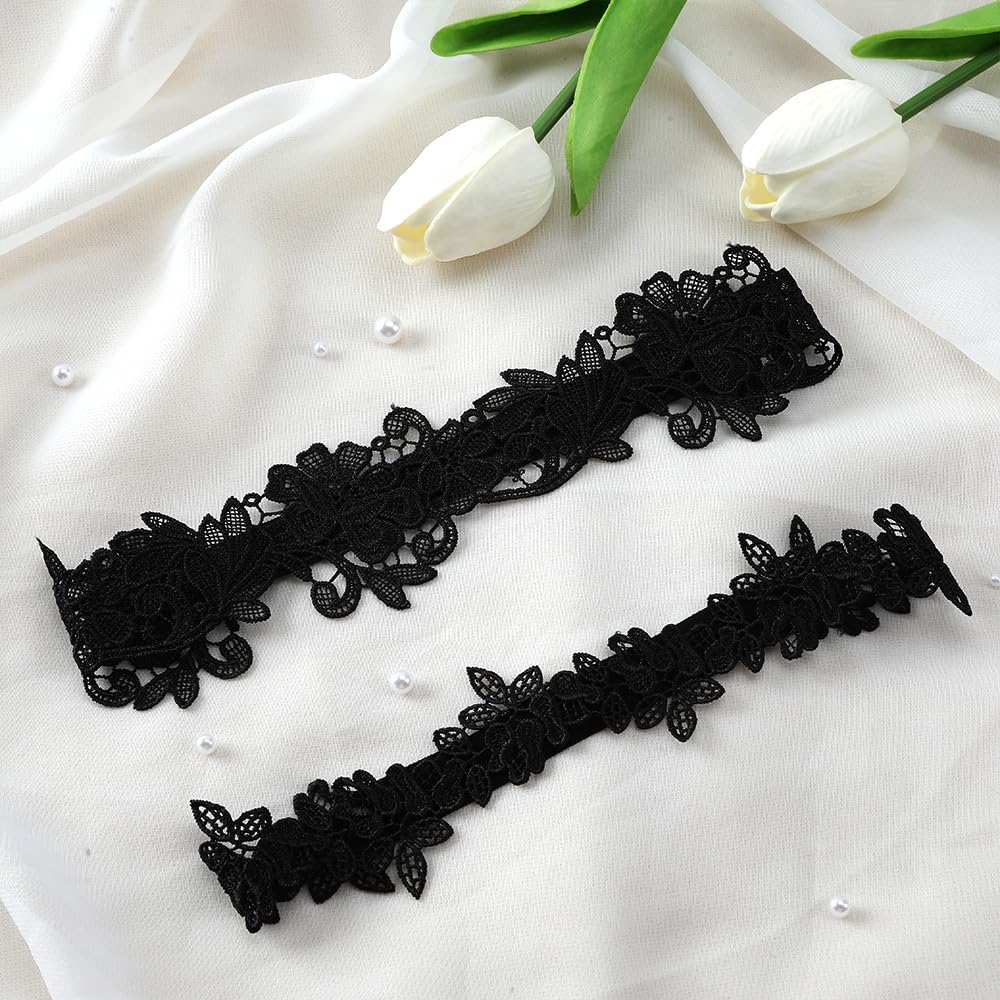 Bicfuiot Bridal Garter Set 2-Piece — image 3