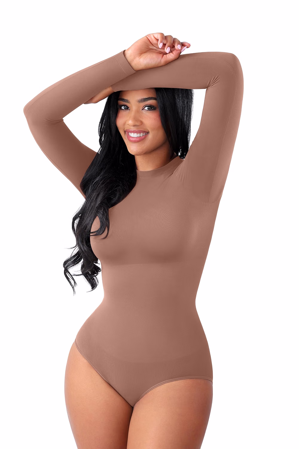 FeelinGirl Tummy Control Long Sleeve Bodysuit — image 9