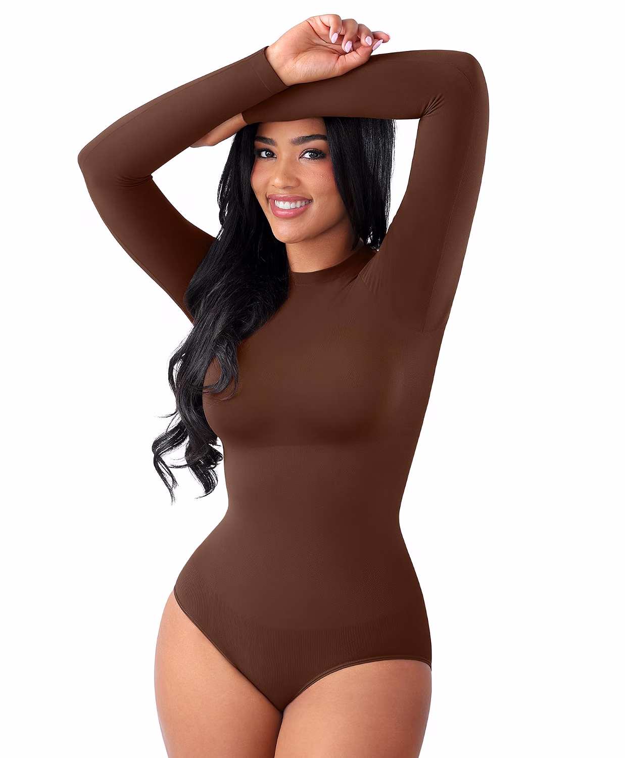 FeelinGirl Tummy Control Long Sleeve Bodysuit — image 11