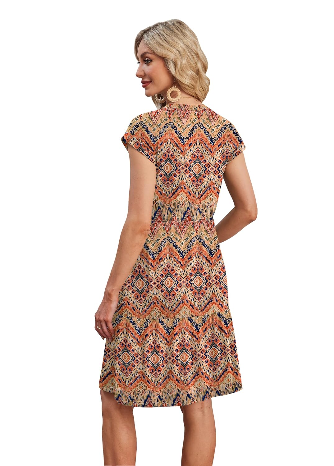 WIHOLL Floral Tiered Swing Sundress — image 5