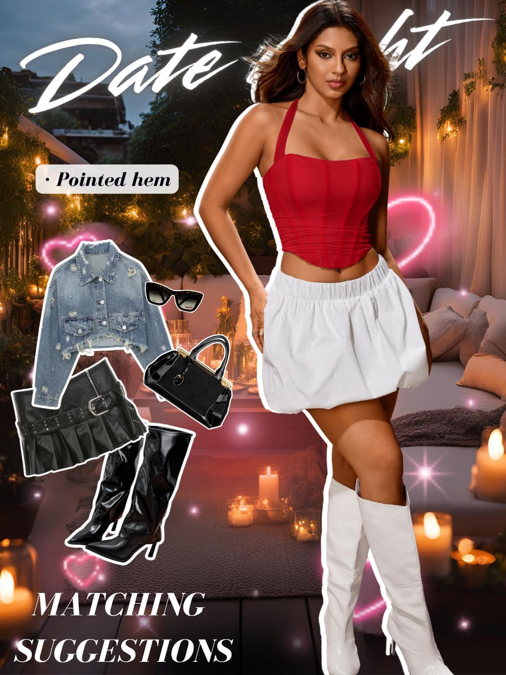 ChiaoLezhee Halter Mesh Corset Crop Top — image 4