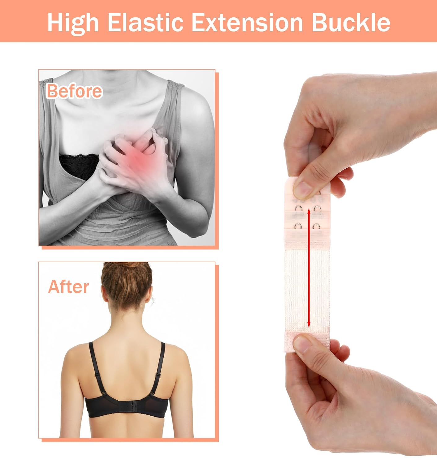 2 Hook Bra Extenders for Women — image 4