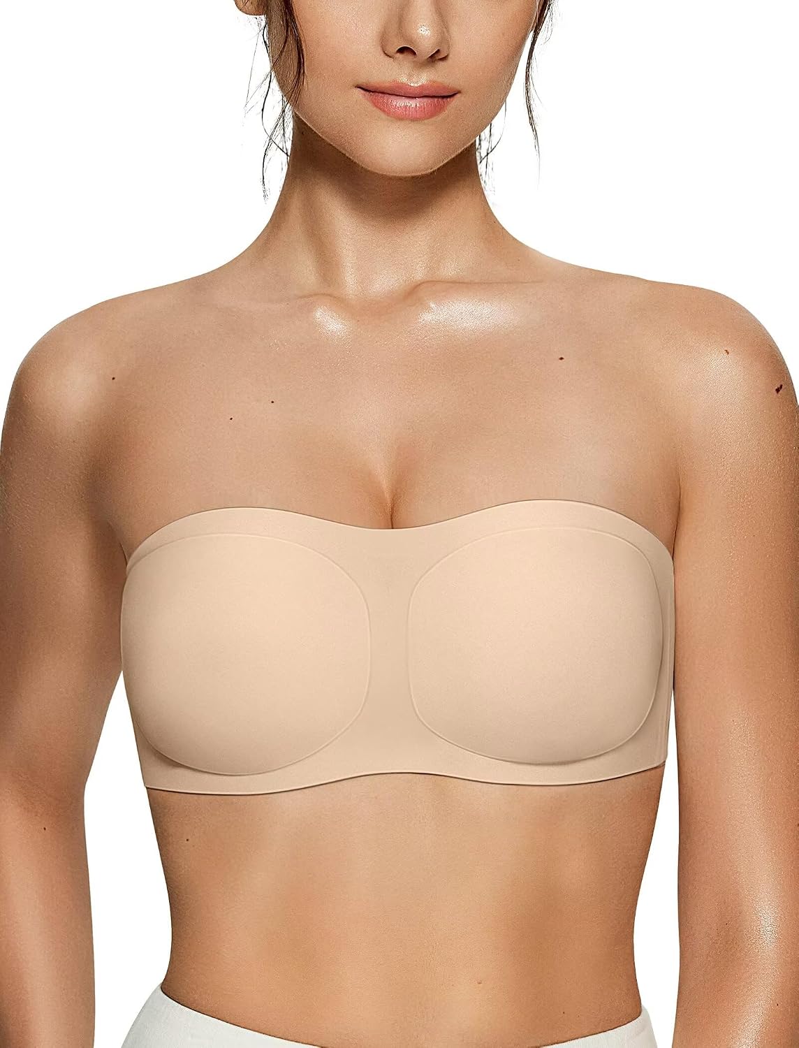 Vertvie Strapless Jelly Push Up Seamless Bra
