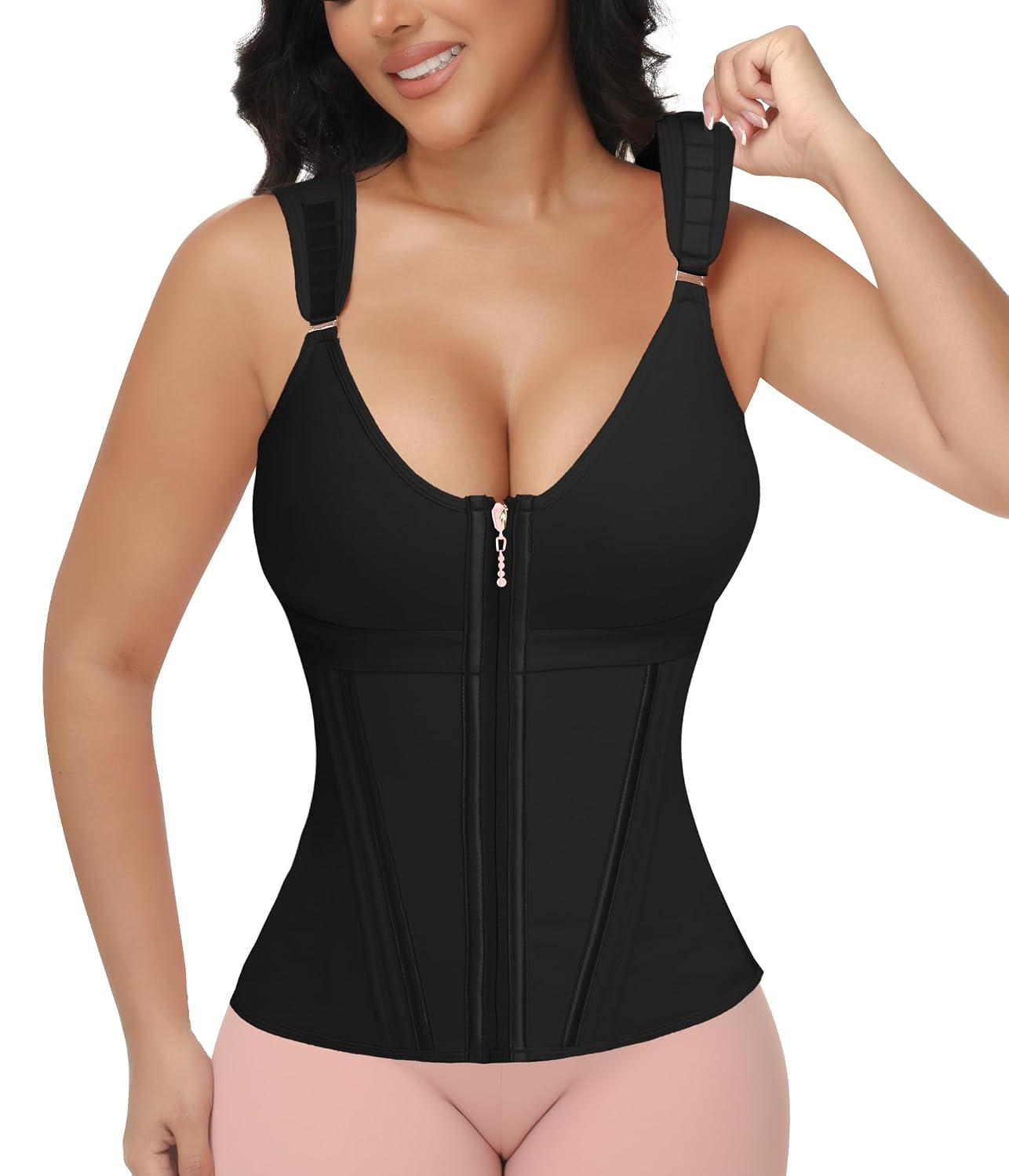 Figninget Waist Trainer Corset with 17 Bones