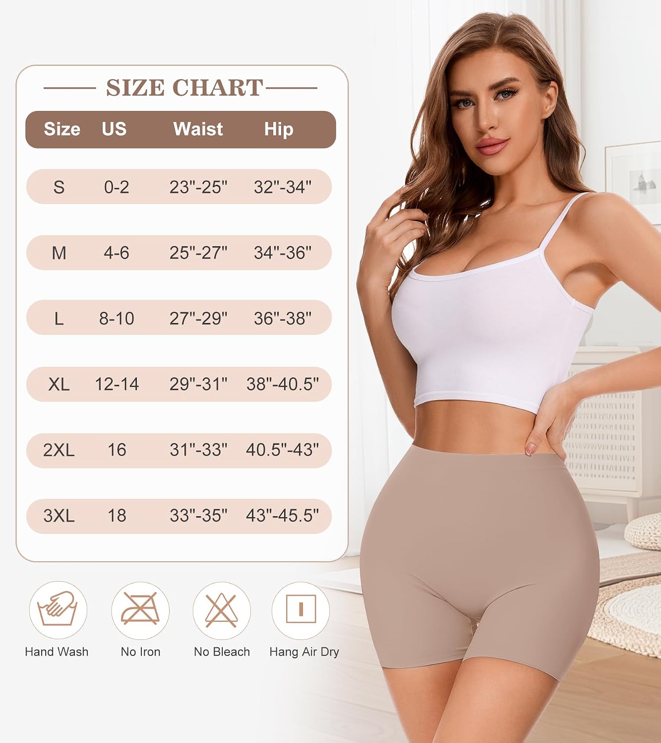 Chicfeelin Seamless Shaping Boyshorts for Women — image 6