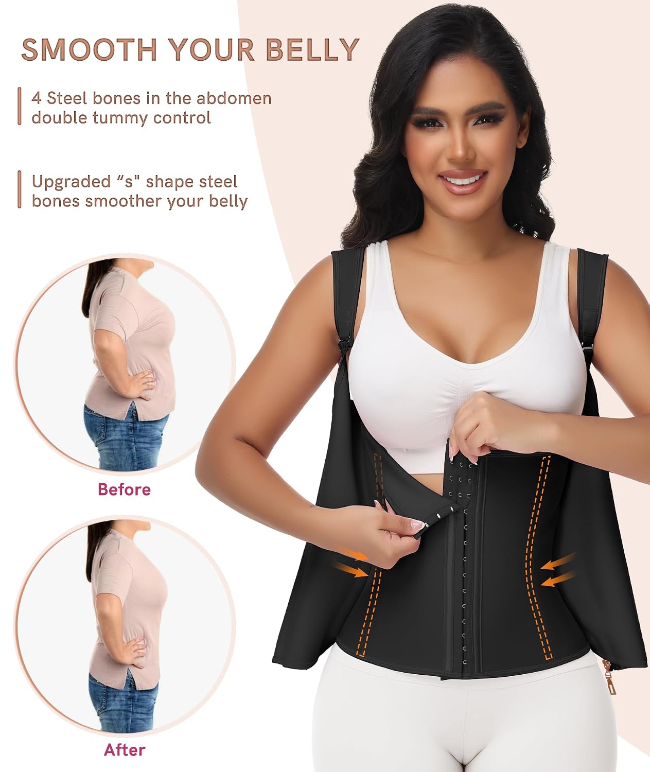 Figninget Waist Trainer Corset for Women — image 2