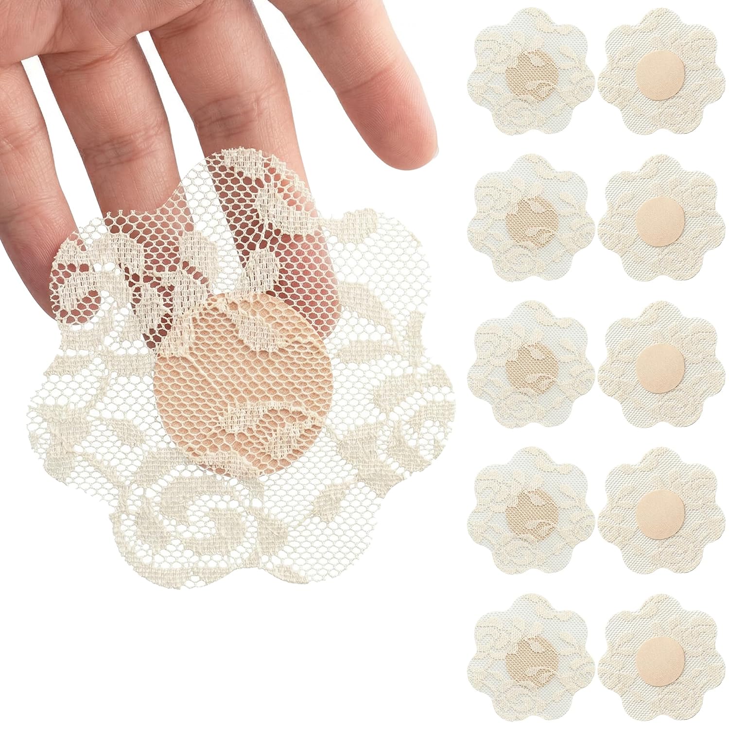 SHINTRENOVE Reusable Lace Nipple Covers