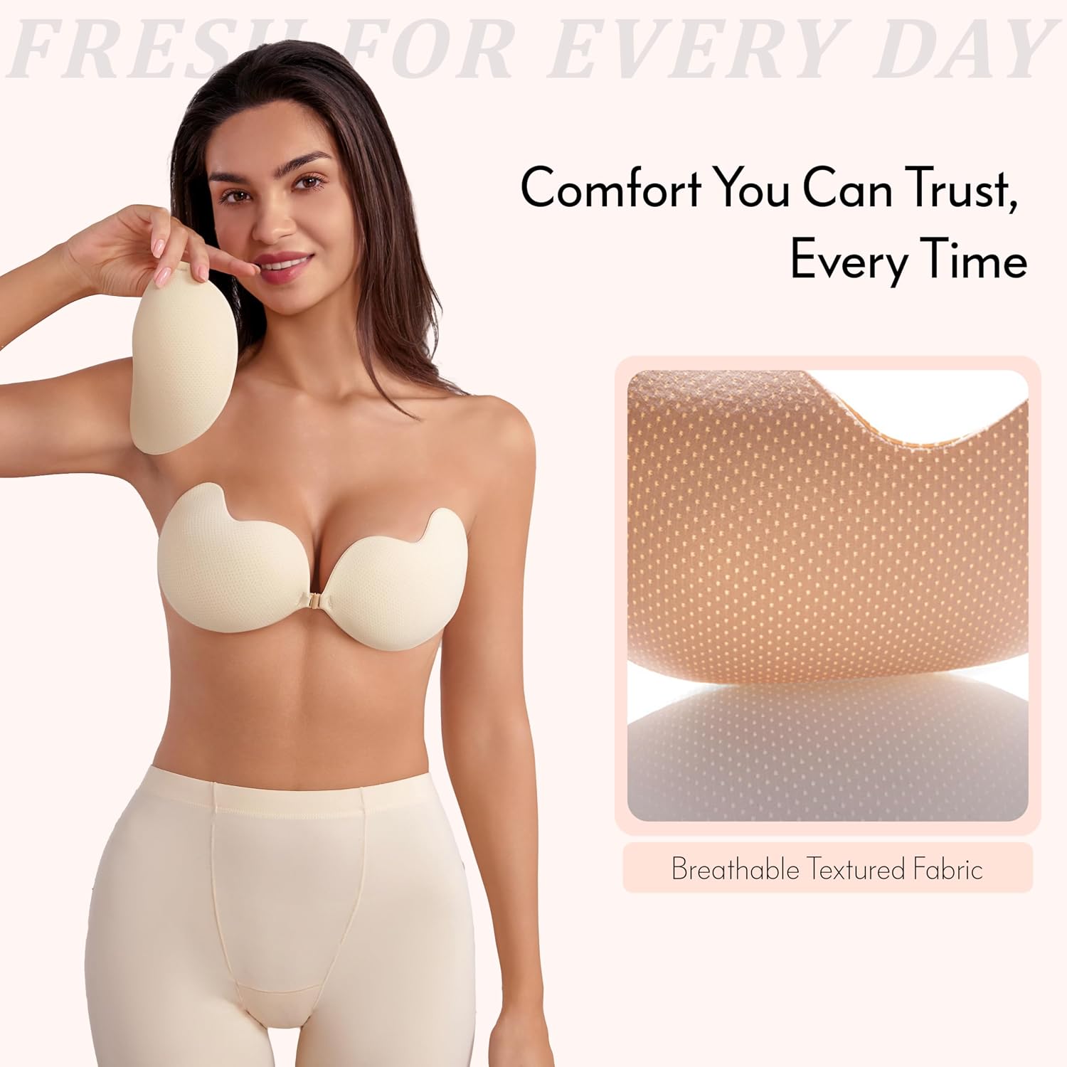 Rosefly Reusable Sticky Push Up Bra — image 5