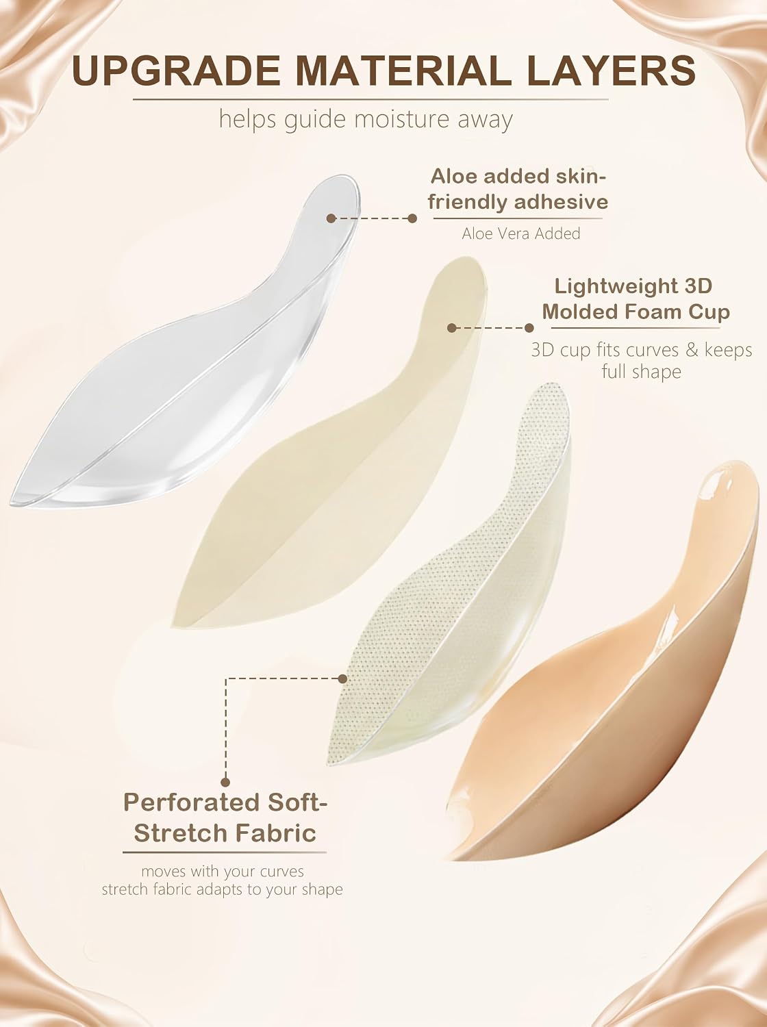 Rosefly Reusable Sticky Push Up Bra — image 6