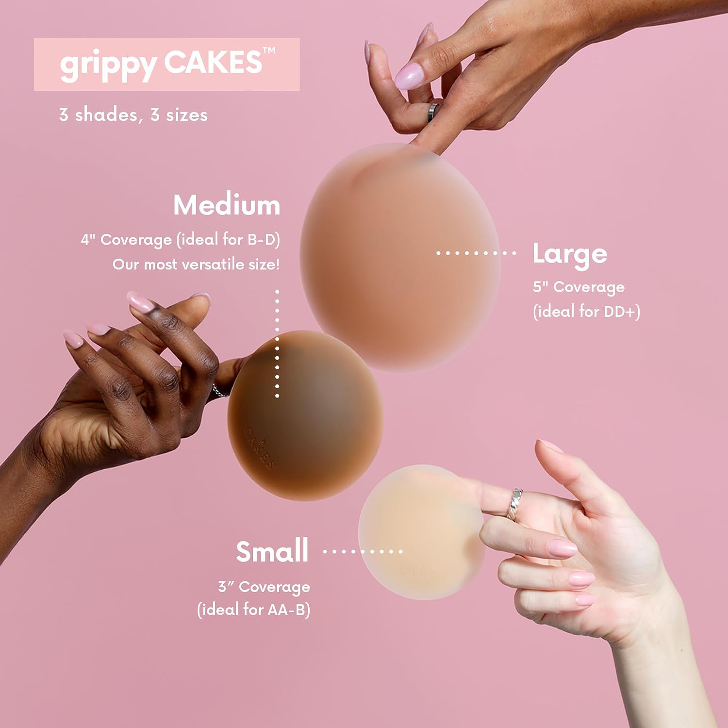CAKES Body Non-Adhesive Silicone Nipple Covers — image 6