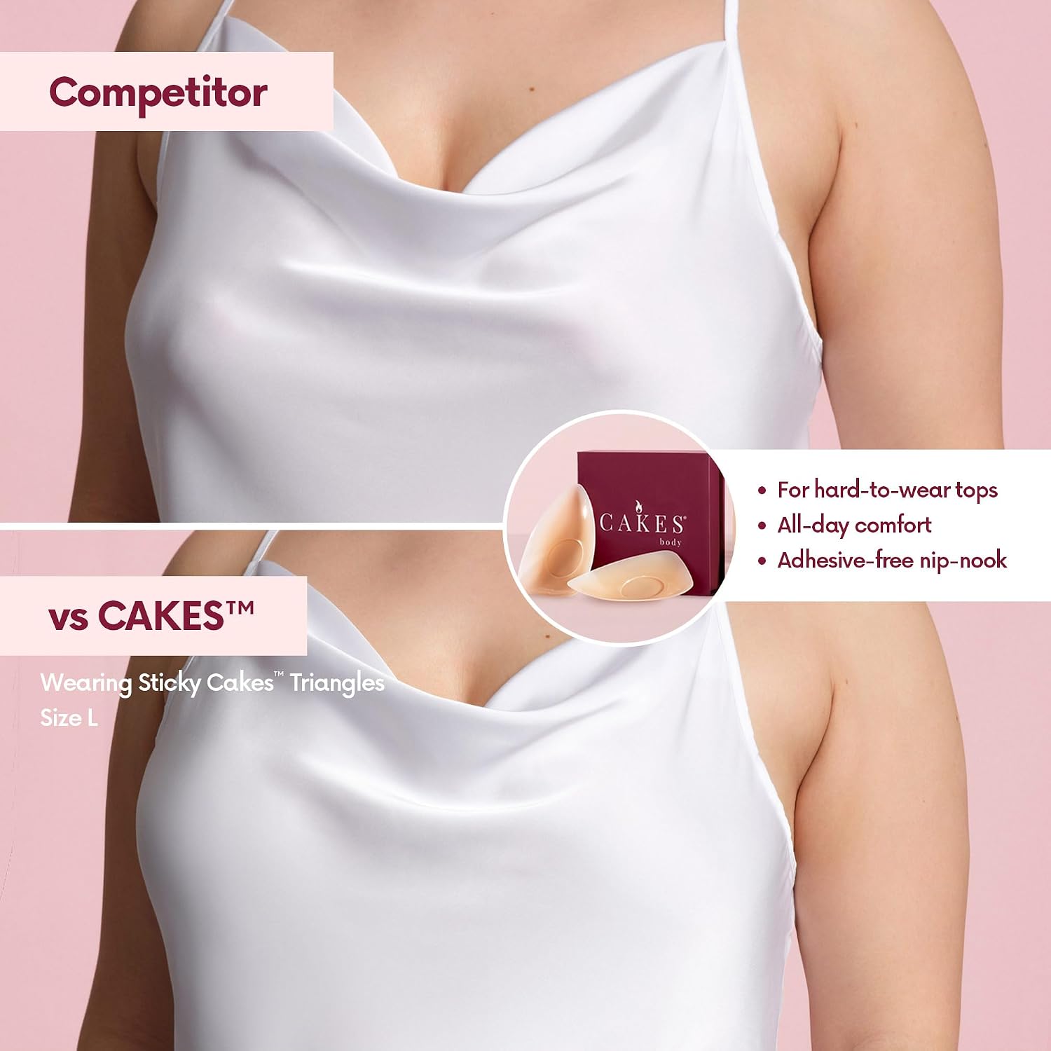 CAKES Body Adhesive-Free Nipple Covers — image 4
