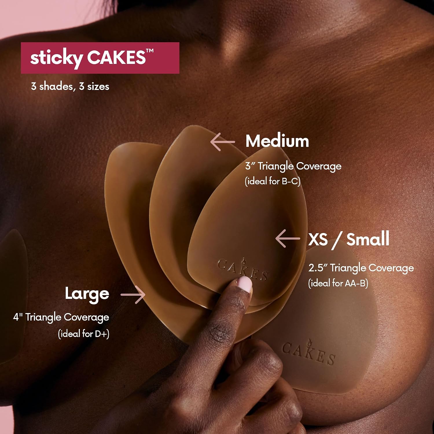 CAKES Body Adhesive-Free Nipple Covers — image 5