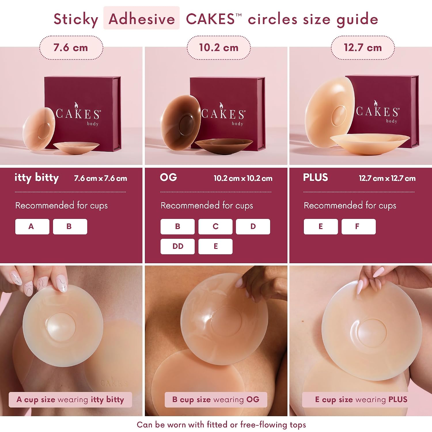 CAKES Body Sticky Circle Nipple Covers — image 5