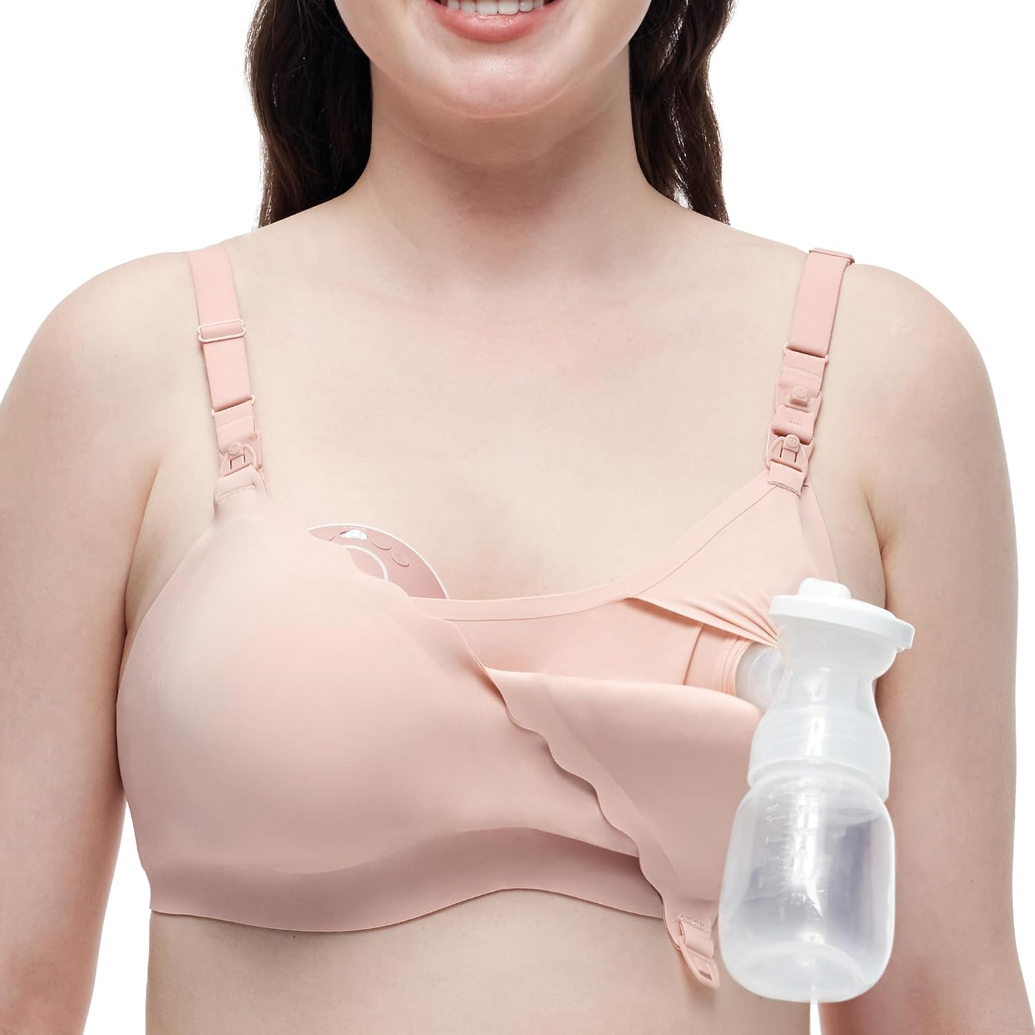 Momcozy 4-in-1 Hands-Free Pumping Bra with Cooling Support
