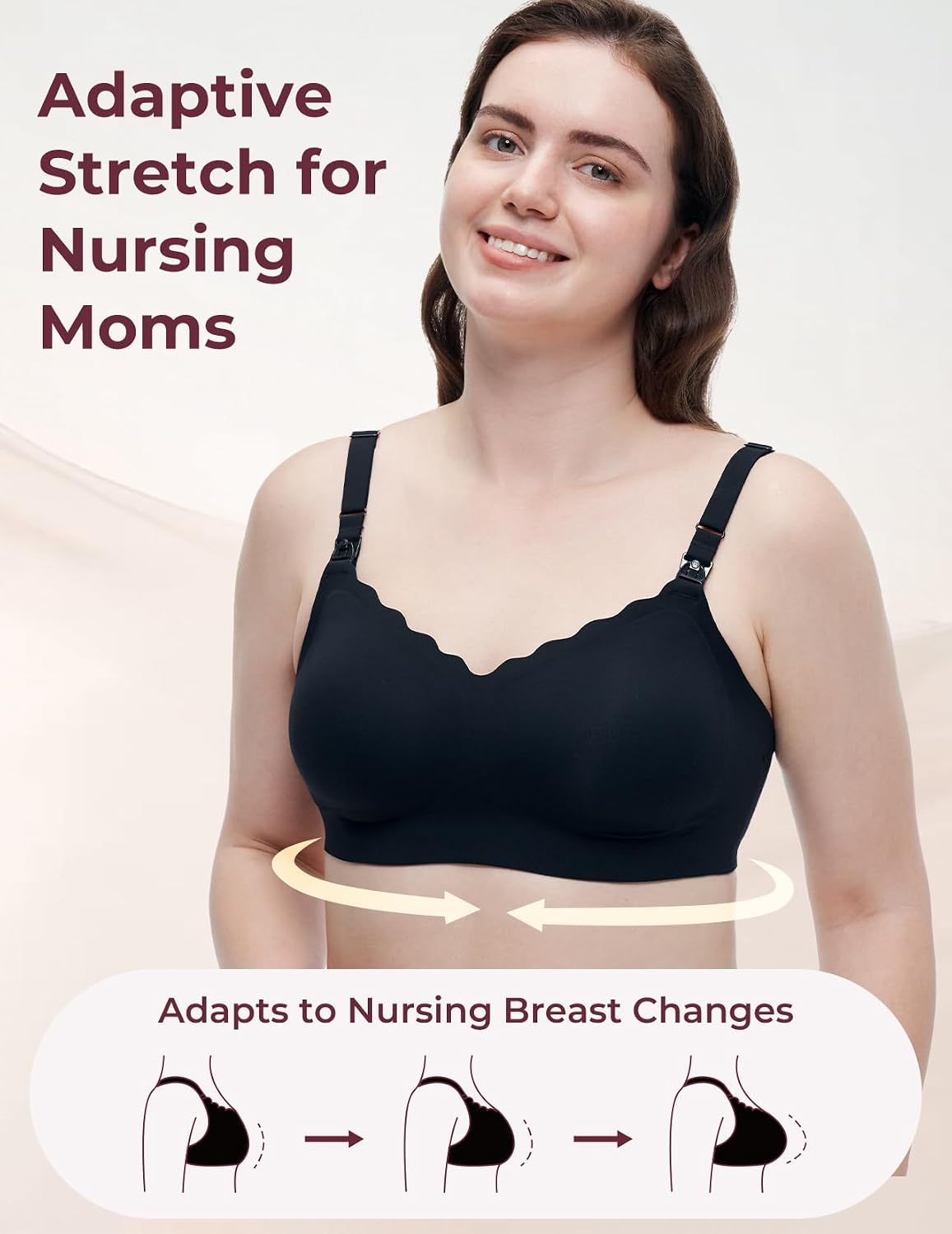 Momcozy 4-in-1 Hands-Free Pumping Bra with Cooling Fabric — image 7