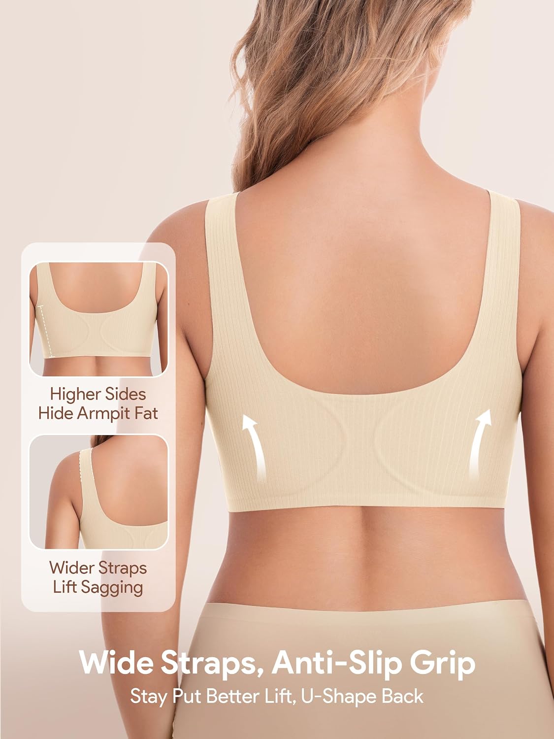 Angelhood Seamless Front Close Wireless Push Up Bralette — image 3