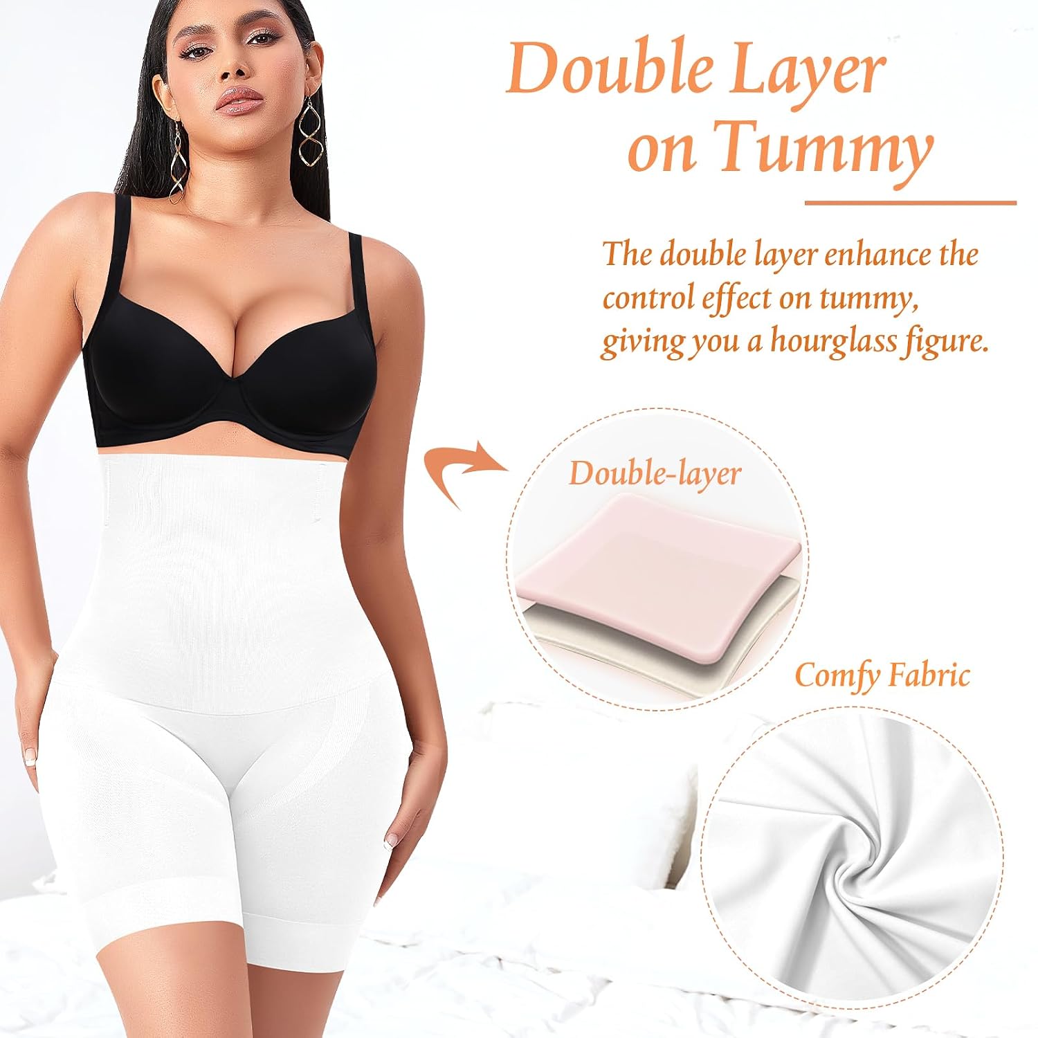 Werena High Waisted Tummy Control Shapewear Shorts — image 3