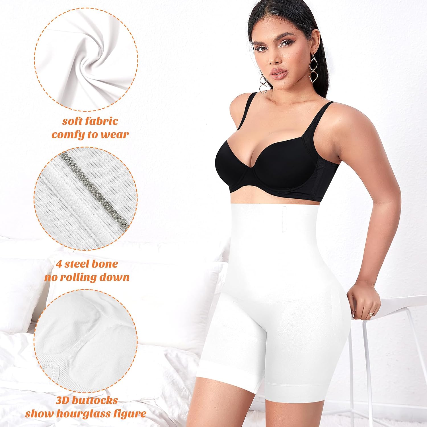 Werena High Waisted Tummy Control Shapewear Shorts — image 4