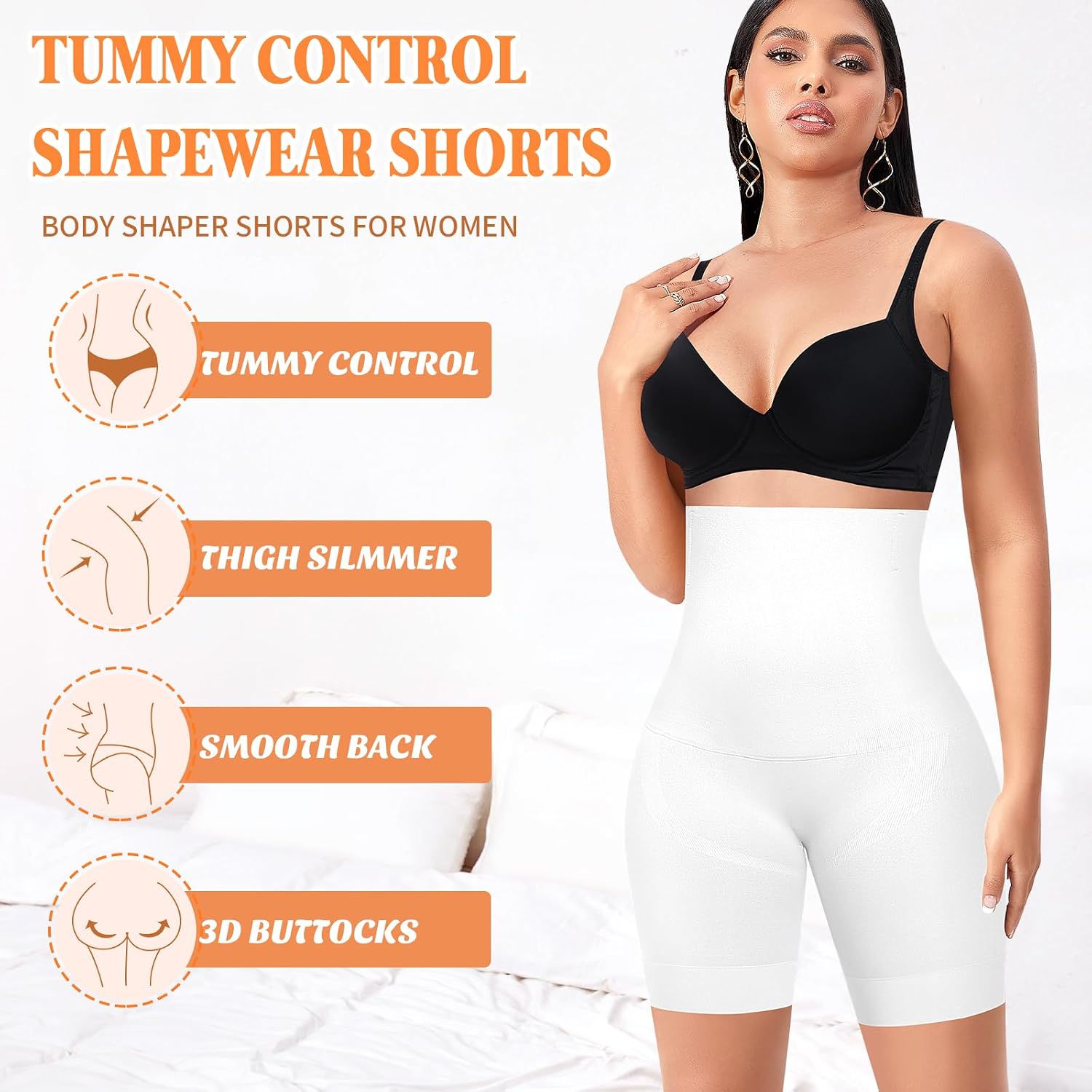 Werena High Waisted Tummy Control Shapewear Shorts — image 5