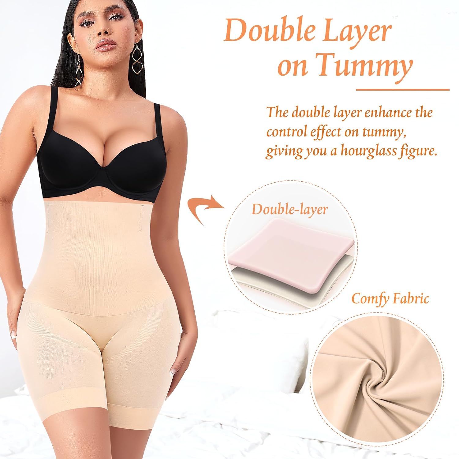 Werena High Waisted Tummy Control Shapewear Shorts — image 3