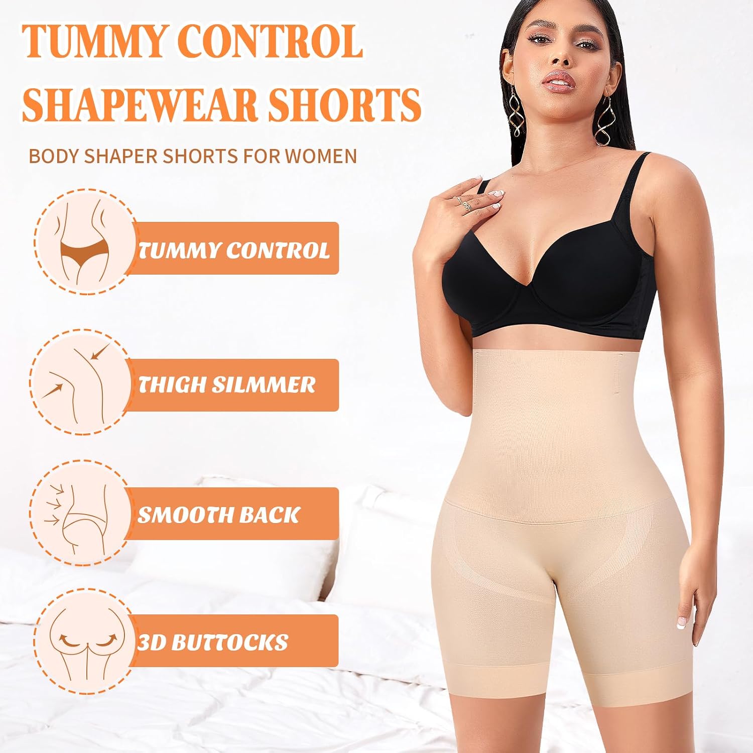 Werena High Waisted Tummy Control Shapewear Shorts — image 5