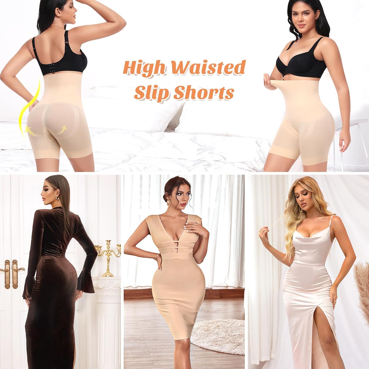 Werena High Waisted Tummy Control Shapewear Shorts — image 7